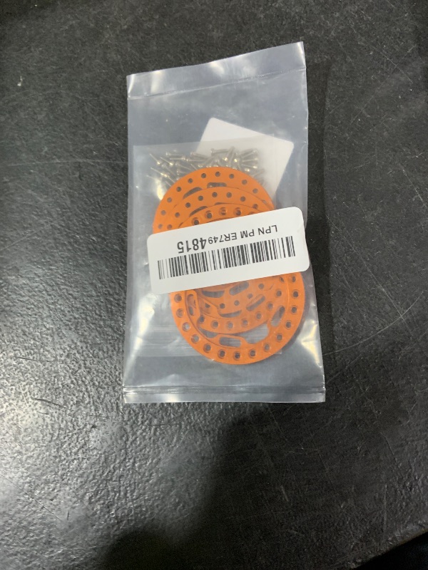 Photo 1 of BRCatWPark Metal 1.9 Beadlock Wheels Replacement Ring for 1/10 TRX4 SCX10 90046 90047 Crawler RC Car,4Pcs RC 1.9 Beadlock Wheels Replacement Ring,Orange