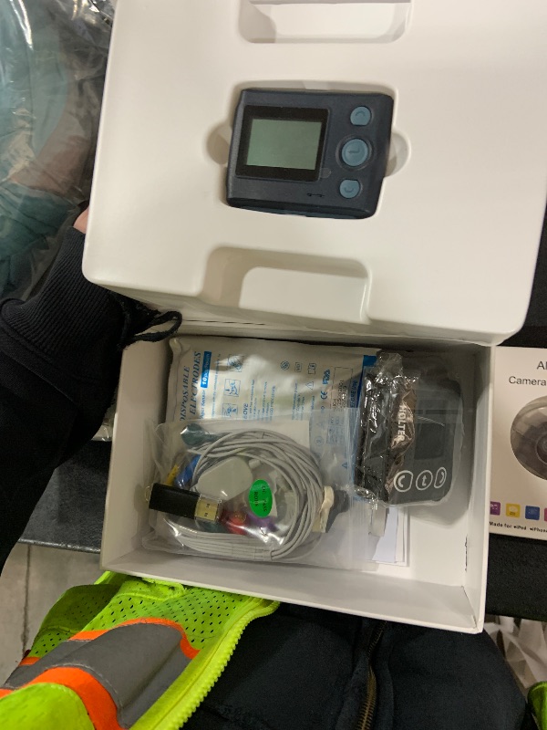 Photo 1 of Livenpace Portable 12-Lead Heart Monitor with AI Analysis for Home Use, 24 Hours Recording, Stand-Alone Machine with LCD Screen, Software Compatible with Mac & Windows, TH12
