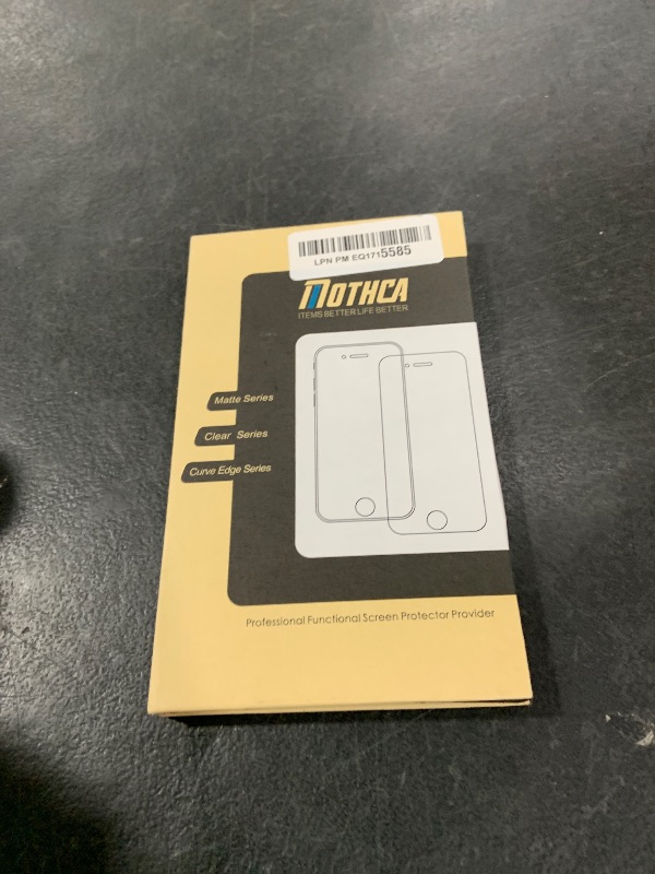 Photo 1 of Mothca Matte Glass Screen Protector for iPhone 16e / iPhone 14 / iPhone 13 / iPhone 13 Pro [6.1 Inch] Anti-Glare & Anti-Fingerprint Tempered Glass, [Easy Installation Frame] Smooth as Silk