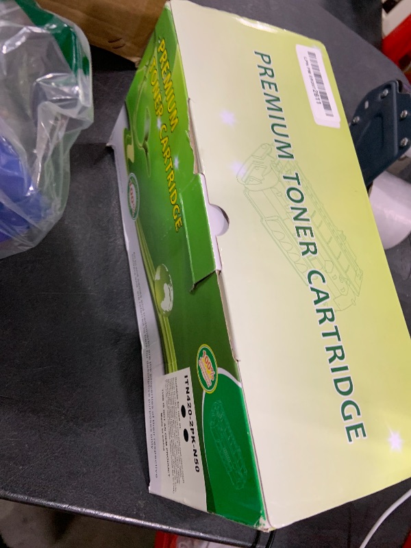 Photo 1 of 2 Pack TN420 TN-420 Toner Cartridge Black: Replacement for Brother TN 420 to use with HL-2270DW 2280DW 2230 2240 MFC-7360N 7860DW 7065DN Intellifax 2840 2940 Printer Toner