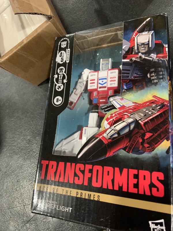 Photo 1 of TRANSFORMERS Age of The Primes Aerialbot Fireflight, Deluxe Class 5.5-Inch Converting Action Figure, Robot Toys for Ages 8+