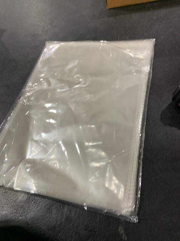 Photo 1 of 100 Pieces (9x12 Inch) Clear Plastic Bags for Packaging, Clothing & T-Shirts Strong Packing Self Adhesive Cellophane Bag