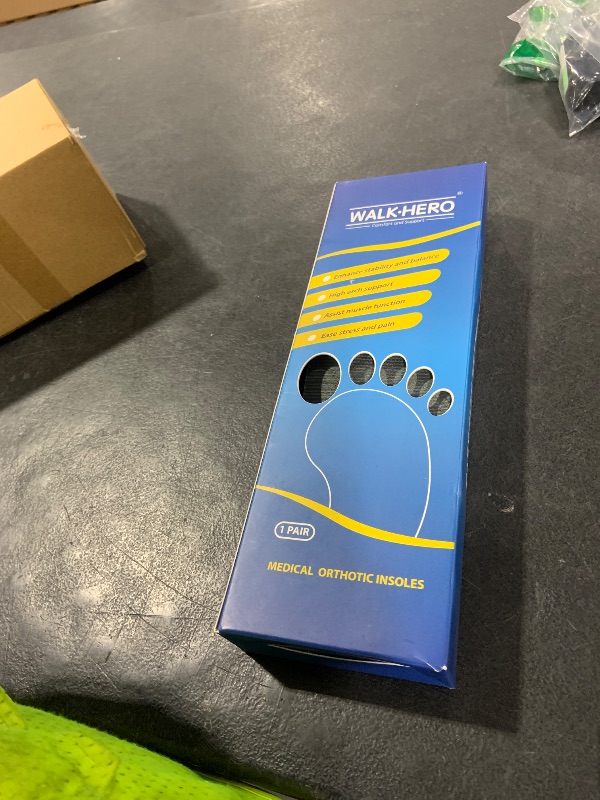 Photo 1 of Plantar Fasciitis Feet Insoles Arch Supports Orthotics Inserts Relieve Flat Feet, High Arch (Mens 10-10 1/2 | Womens 12-12 1/2)