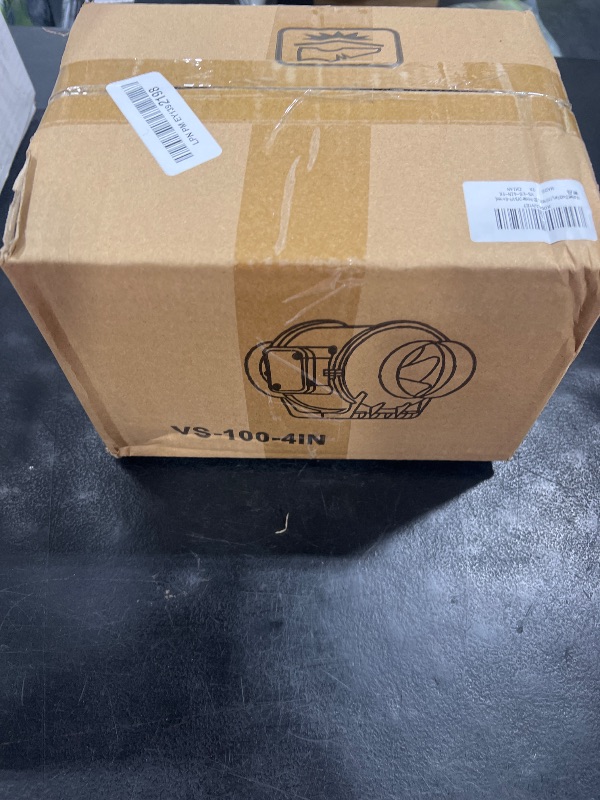 Photo 1 of 4" Inch Inline Exhaust Fan with Remote Control, 280 CFM High Efficiency Air Flow for Bathroom, Kitchen, Grow Tent, Hydroponics, 3D Printer