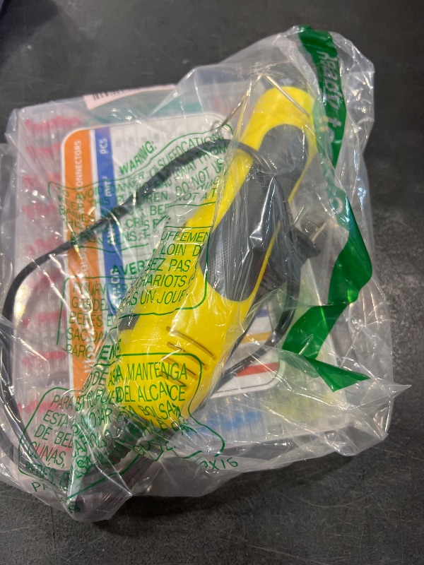 Photo 1 of Amliber 400PCS Solder Seal Wire Connectors with Heat Gun, Solder Stick Wire Connectors Solderstick Waterproof Wire Electrical Connector Kit for Marine (26-6 Gauge)