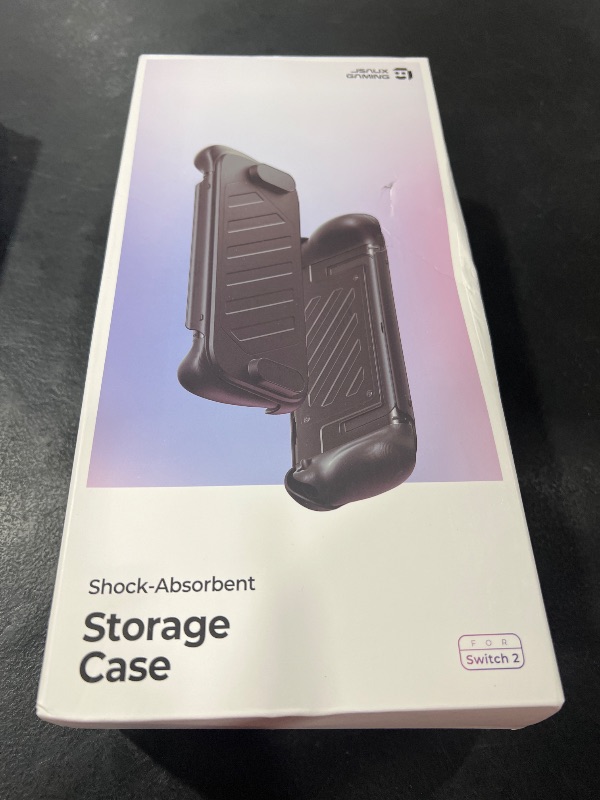 Photo 1 of JSAUX Split Protective Case for Nintendo Switch 2, TPU Middle Frame & PC Front Cover, Non-Slip Ergonomic Grip, Storage for 10 Game Cards, Supports Stand Use, Shock Absorption & Anti-Scratch-PC0114