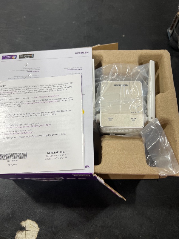 Photo 1 of NETGEAR WiFi Range Extender (EX6120) - Add up to 1,500 sq. ft., 25 Devices - AC1200 Dual Band Wireless Signal Booster & Repeater (Up to 1.2 Gbps Speed), Compact Wall Plug Design – Free Expert Help