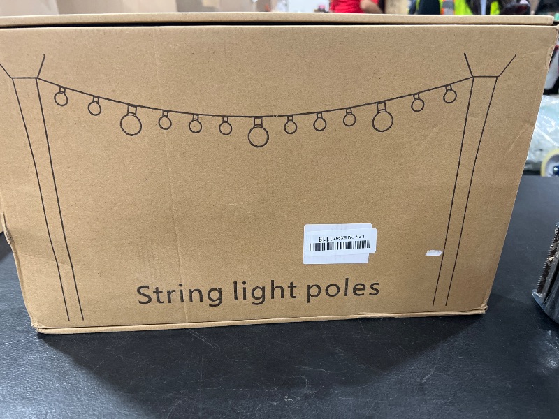 Photo 1 of string light poles
