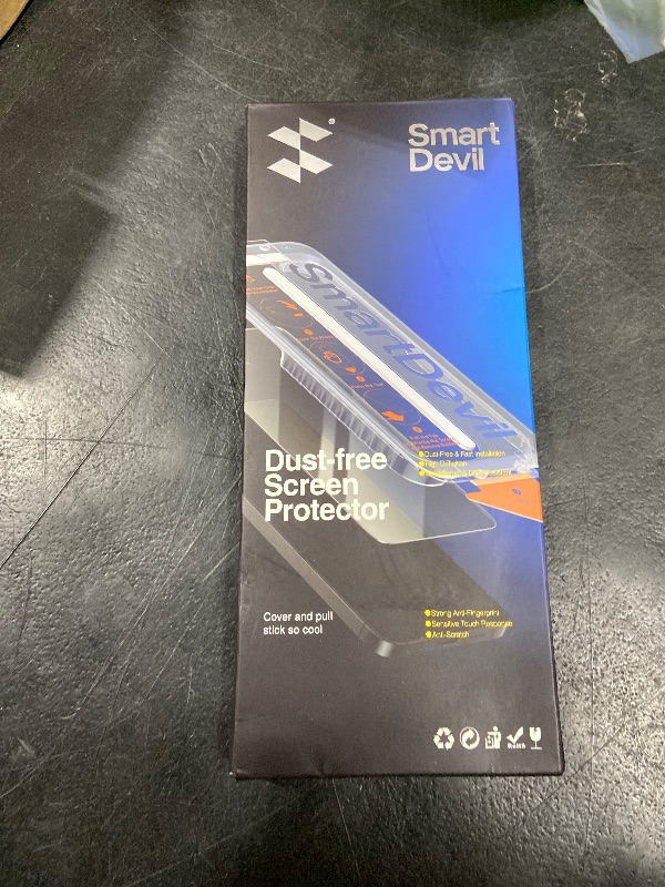 Photo 1 of SMARTDEVIL [3 Pack for Samsung Galaxy S25 Screen Protector, Finger Print Reader Compatible, Fast & Easy Installation, Clear 9H Tempered Glass Film, Alignment Frame [Dust-Free & Bubble-Free]