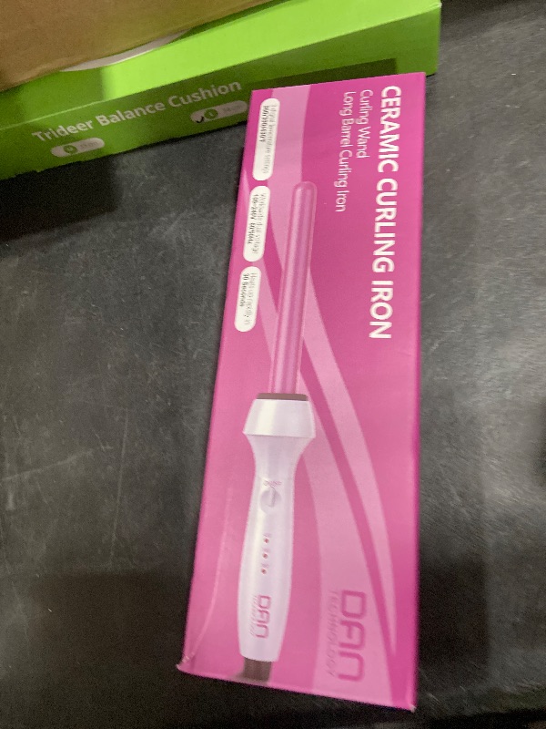 Photo 1 of DAN Technology Curling Iron, 1/2 inch, Thin Curling Wand, Adjustable Temperature, Tourmaline Impregnated Ceramic Barrel, Dual Voltage Hair Wand, 60 min Shut Off