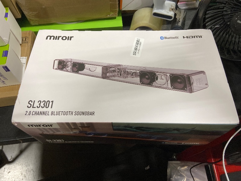 Photo 1 of 2.2ch 100W Sound Bar for Smart TV, 2-in-1 Detachable Bluetooth 5.3 Speaker with 3 EQ Modes & Adjustable Bass - Home Theater Audio for Movies, Gaming, Music