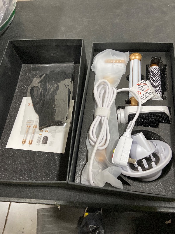 Photo 1 of Blow Dryer Brush 7 in ONE?Autowrap Curling Wand, 110,000 RPM High-Speed Negative Ionic Hair Dryer with Diffuser Concentrator, Round Brush Blow Dryer Air Styler, Volumizing Hair Styling Tools