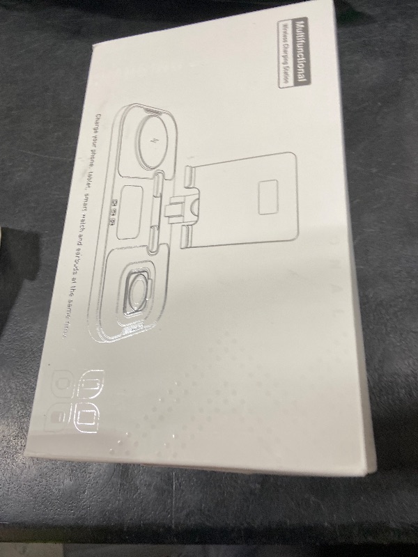 Photo 1 of Wireless Charger 4 in 1 for Apple Charging Station for iPhone 17 Pro Max/16/15 Series, AirPods Pro 2, iPad Stand, Watch Charger for iWatch Series 10/9/8, Wireless Charging Station for Multiple Devices