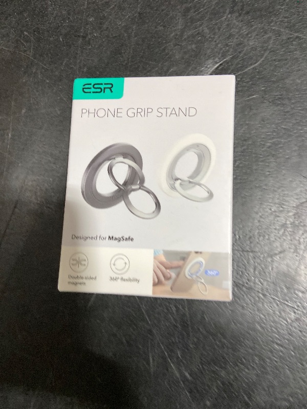 Photo 1 of ESR for MagSafe Phone Grip, Dual-Side Magnetic Phone Grip,360° Adjustable Thin Magnetic Ring Holder Stand,for iPhone 17 16 15 14 13 12, Samsung,All Phones, MagSafe Accessories (2 Metal Rings Included)