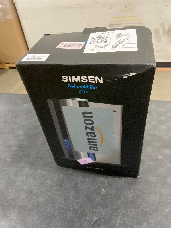 Photo 1 of SIMSEN 95oz Dehumidifiers for Home, 800 sq ft Dehumidifier Reusable Filter, Small Dehumidifier with Drain Hose, Dehumidifiers for Bedroom Bathroom Basements Closet RV