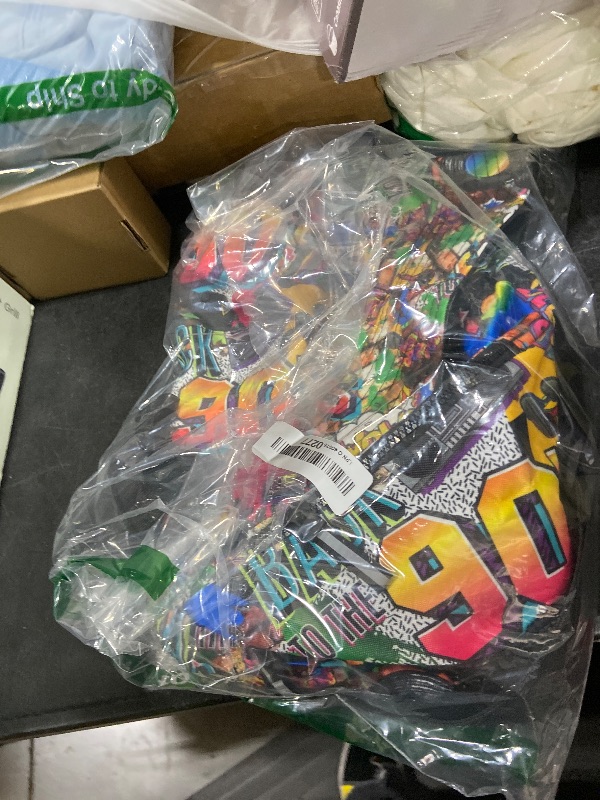 Photo 1 of Hicarer 6 Pieces Hip Hop Costumes 80s/90s Outfits Accessories for Women Men Rapper DJ Costume Halloween Cosplay (90s Vintage) Multicolor