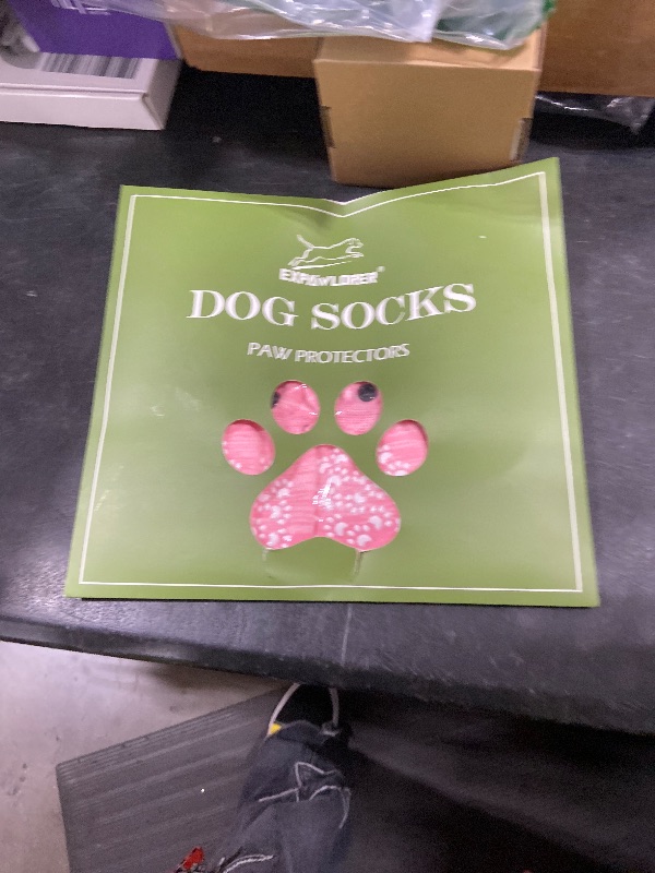 Photo 1 of EXPAWLORER Anti Slip Dog Socks to Prevent Licking Paws, Dog Shoes for Hot Pavement, Dog Booties for Small Medium Large Senior Dogs, Traction Control Dog Boots & Paw Protectors for Hardwood Floors