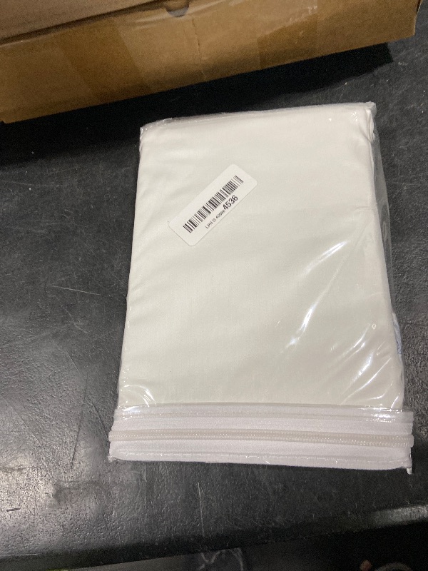 Photo 1 of 100% Cotton Pillow Cases King Size - Cooling, Breathable & Soft Pillowcase Covers Set of 2-400 Thread Count Cotton - Wrinkle & Fade Free - Machine Washable Protectors - Luxury Hotel Bedding - White