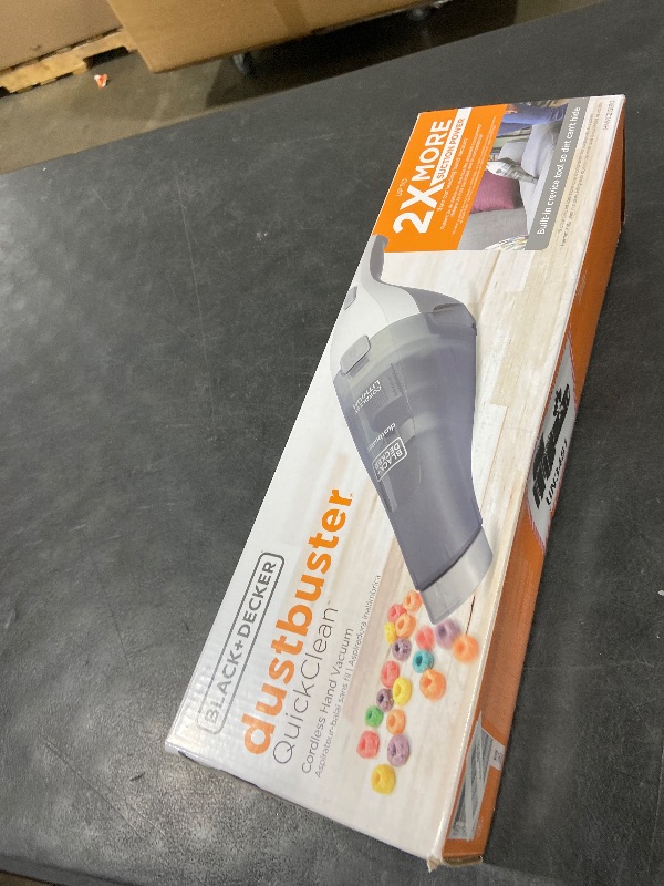 Photo 1 of BLACK+DECKER dustbuster QuickClean Cordless Handheld Vacuum, Car Vacuum Portable (HNVC215B10)