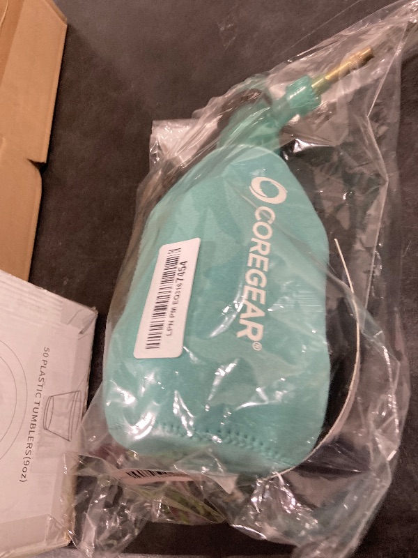 Photo 1 of CoreGear (Ultra Cool™ XLS) USA Misters 1.5 Liter Mister & Sprayer Personal Water Pump with Full Neoprene Jacket and Built-in Carrying Strap (Teal)