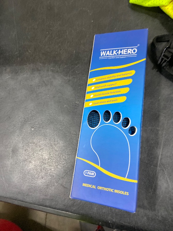 Photo 1 of Inserts Relieve Plantar Fasciitis - Flat Feet Insoles Arch Supports, Orthotic Insoles for Foot Pain Arch Pain Reduce Muscle Fatigue Absorb Shock (Mens 5-5 1/2 | Womens 7-7 1/2)
