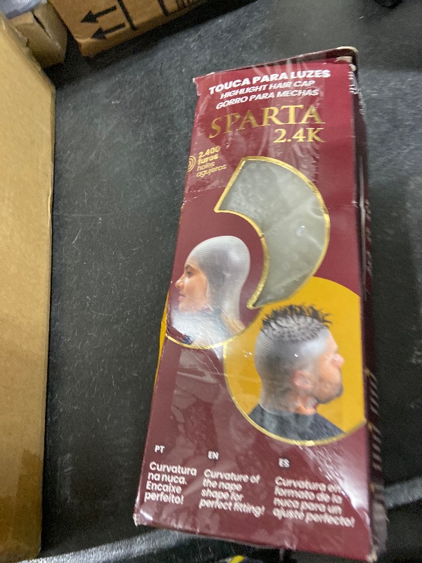 Photo 1 of DOMPEL Sparta 2.4K Silicone Highlight Hair Cap, White | Perfect Highlights | 2,400 Strategically Positioned Holes | Curved Design for a Perfect Fit | Reusable