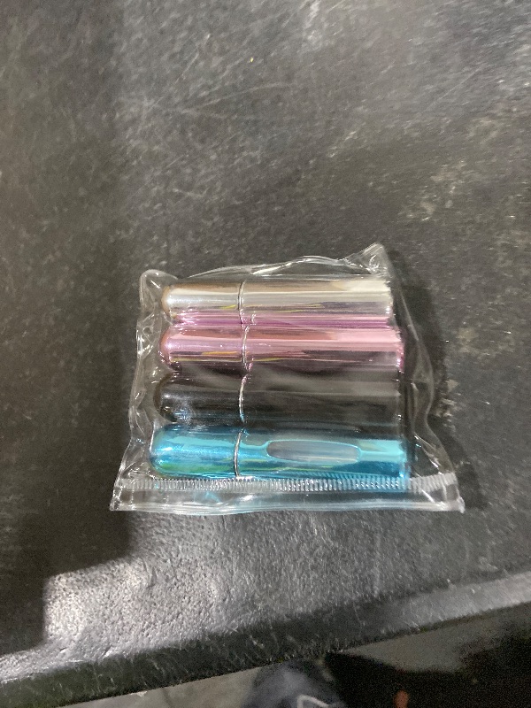 Photo 1 of Portable Mini Refillable Perfume Atomizer Bottle, Travel Size Refillable Perfume Refill Bottle - Perfume Atomizer Refillables, Scent Pump Case, Small Perfume Spray 4 Pcs Pack of 5 ml