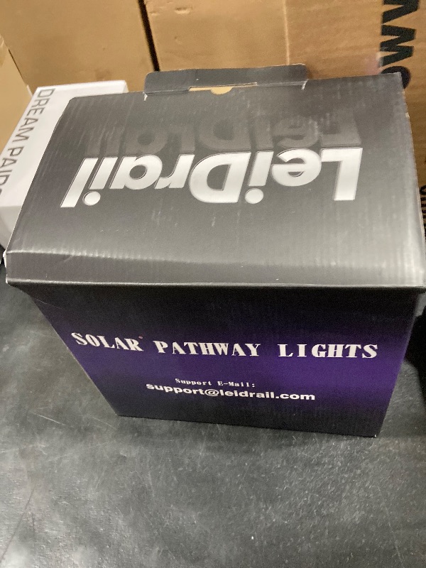 Photo 1 of LeiDrail Solar Pathway Lights 8 Pack Solar Garden Lights with 2 Modes Waterproof Outdoor Path Light Warm White/Cool White LED Landscape Lighting for Yard Lawn Sidewalk Driveway Garden