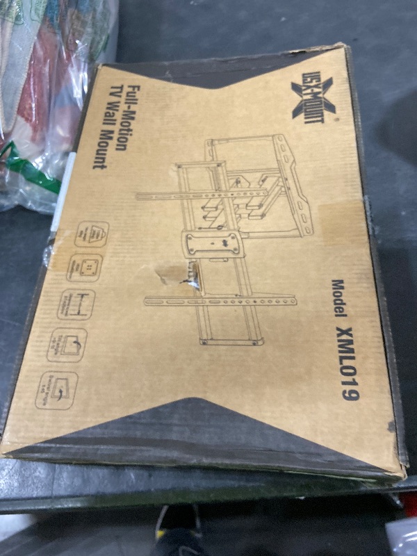 Photo 1 of USX Mount Full Motion TV Wall Mount for 42-85 inch, TV Mount Swivel and Tilt,Wall Mount Bracket with Dual Articulating Arms Up to 132lbs, VESA 600x400mm, Max 16" Wood Studs, UL Listed XML019