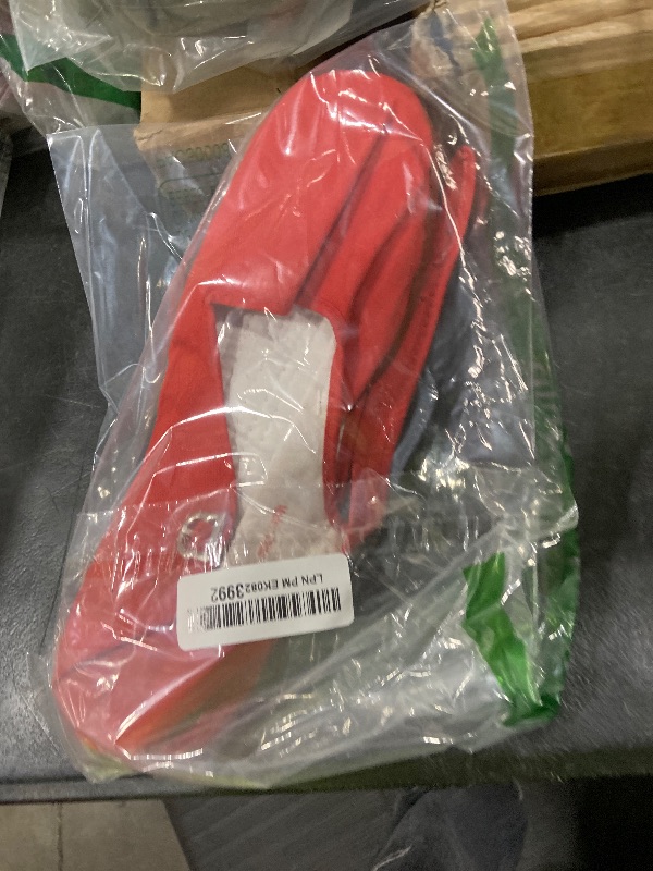 Photo 1 of Shoes 18 Womens Cotton China Doll Mary Jane Shoes Ballerina Ballet Flats Shoes (11, 114 Red Canvas)