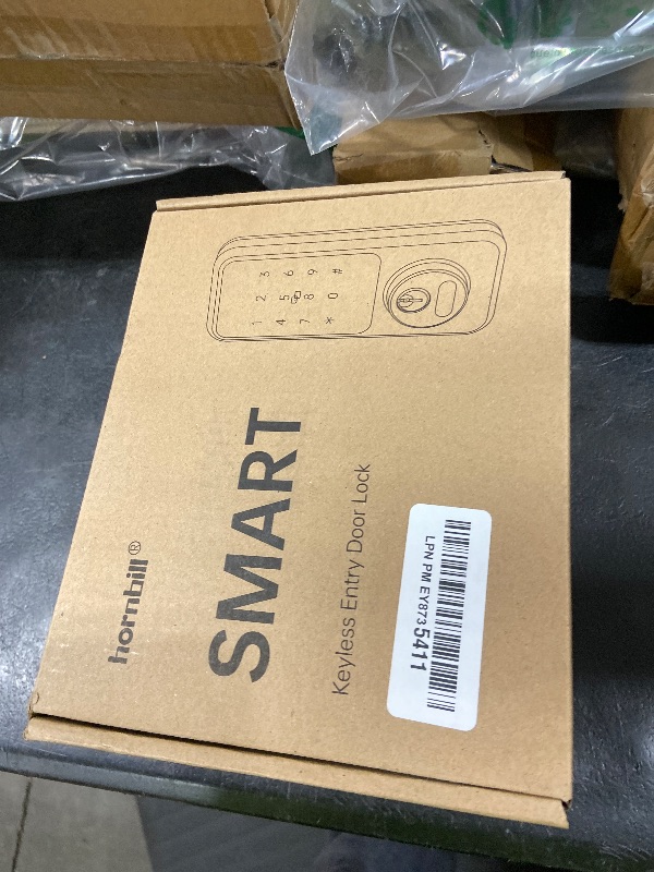 Photo 1 of Smart Lock Keyless Entry Deadbolt Door Lock, Digital Electronic Bluetooth Deadbolt Door Lock with Keypad, Smart Locks Front Door Works with APP, Code and eKey Auto Lock for Homes