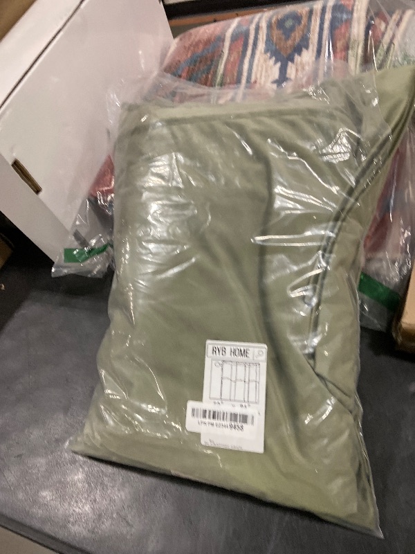 Photo 1 of RYB HOME Sage Green Velvet Curtains 84 inches, Room Darkening Super Soft Velvet Drapes with Pleat Tape for Living Room, Thermal Insulated Window Treatment for Bedroom, W52 x L84 inch, 2 Panels