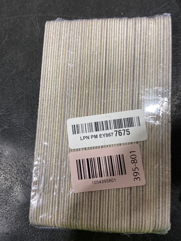 Photo 1 of Minatee 150 Pcs 180/240 Grit Nail Files Bulk Doubled Sides Emery Boards Professional Manicure Tools for Natural Nails Home and Salon Supplies