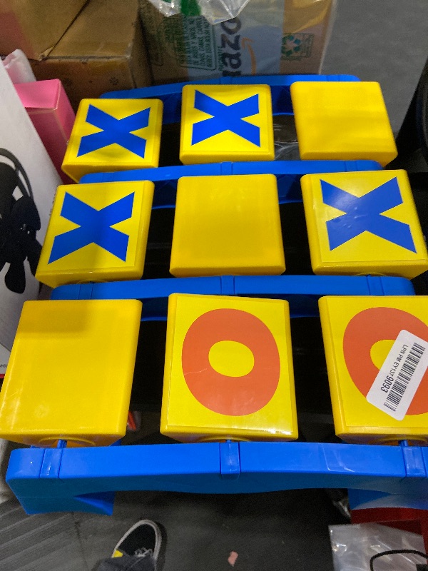 Photo 1 of Mattel Games Toss Across Kids Outdoor Game, Bean Bag Throw for Camping & Family Nights, Get 3-in-a-Row for 2 to 4 Players