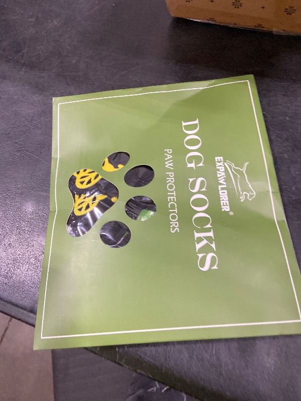 Photo 1 of EXPAWLORER Anti Slip Dog Socks to Prevent Licking Paws, Dog Shoes for Hot Pavement, Dog Booties for Small Medium Large Senior Dogs, Traction Control Dog Boots & Paw Protectors for Hardwood Floors
