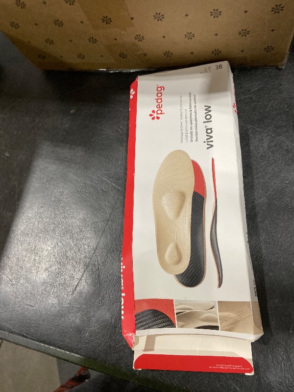 Photo 1 of Pedag Viva Low | Low Arch Support | Handmade in Germany | Plantar Fasciitis Relief | Heel Cushion | Activated Charcoal Odor Control | Metatarsal Support | Tan | Women US 8/Men 5/ EU 38