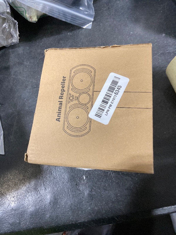 Photo 1 of Upgraded Solar Ultrasonic Animal Repellent Outdoor, Deer Repellent Devices Motion Detection, Waterproof Cat Squirrel Skunk Raccoon Dog Bird Deterrent with Flash Lights for Yard Farm Garden Patio