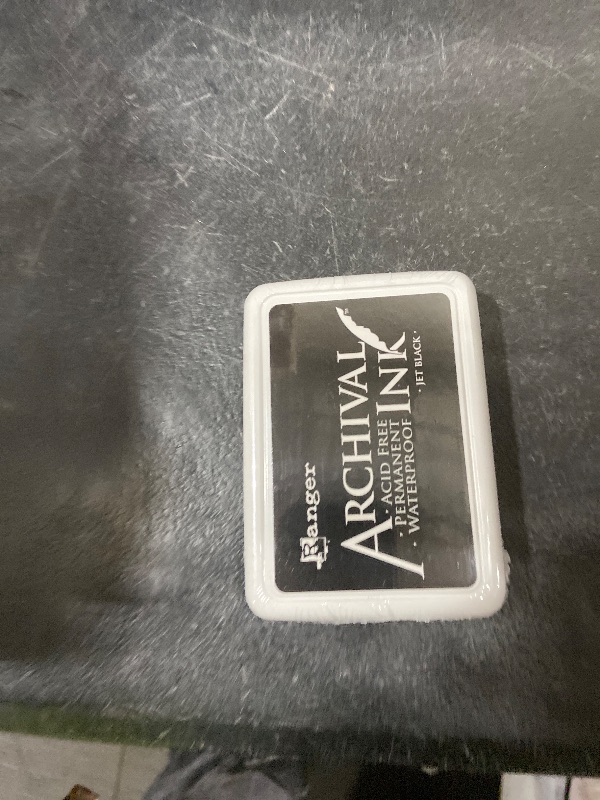 Photo 1 of Ranger, Archival Ink Pad, 0, Jet Black (789541031468)
