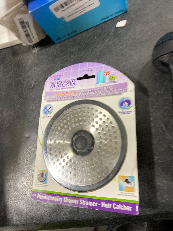 Photo 1 of ShowerShroom SHSULT755 Ultra Revolutionary Shower Hair Catcher Drain Protector, No Size, Stainless