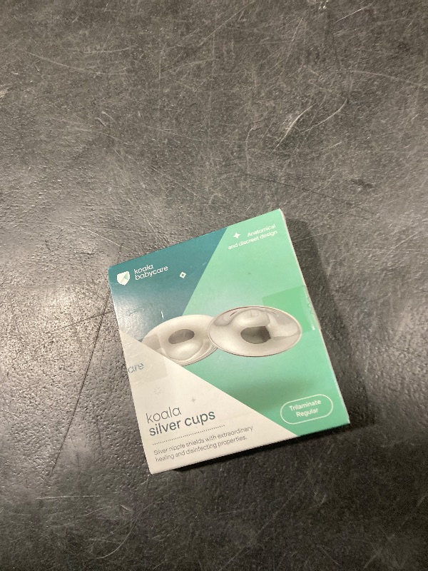Photo 1 of Koala Babycare The Original Silver Nursing Cups - Nipple Shields for Breastfeeding Newborn - Breastfeeding Essentials - Protect and Soothe - Tri-Laminate Silver - Standard Size