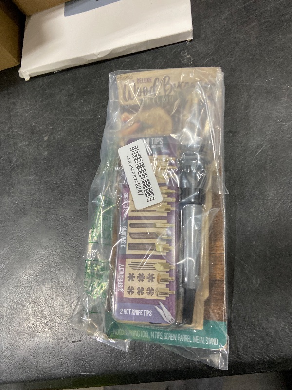 Photo 1 of ArtSkills Wood Burning Tool, Wood Burning Kit with Pen, 14 Tool Tips & 2 Hot Knife Tips