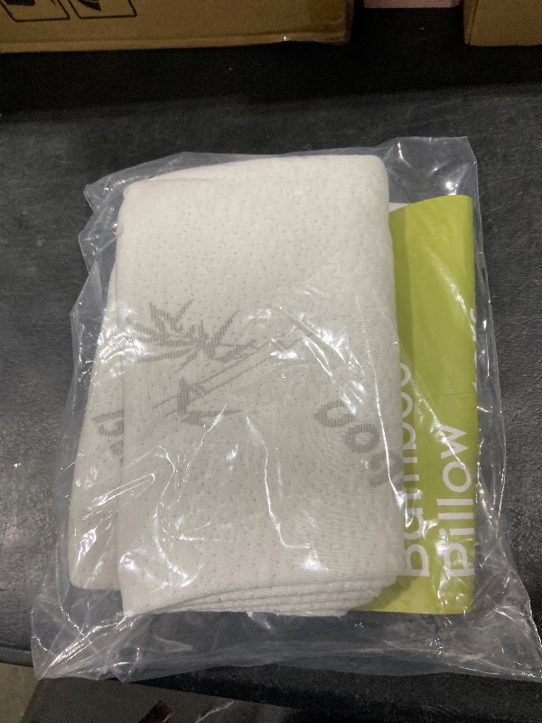 Photo 1 of 1 Pack Viscose Made from Bamboo Pillow Protectors - Cooling Pillow Protectors Standard 1 Pack 20x26 - Zippered Case, Guaranteed Noiseless Pad, Ultra Plush Absorbent (White)