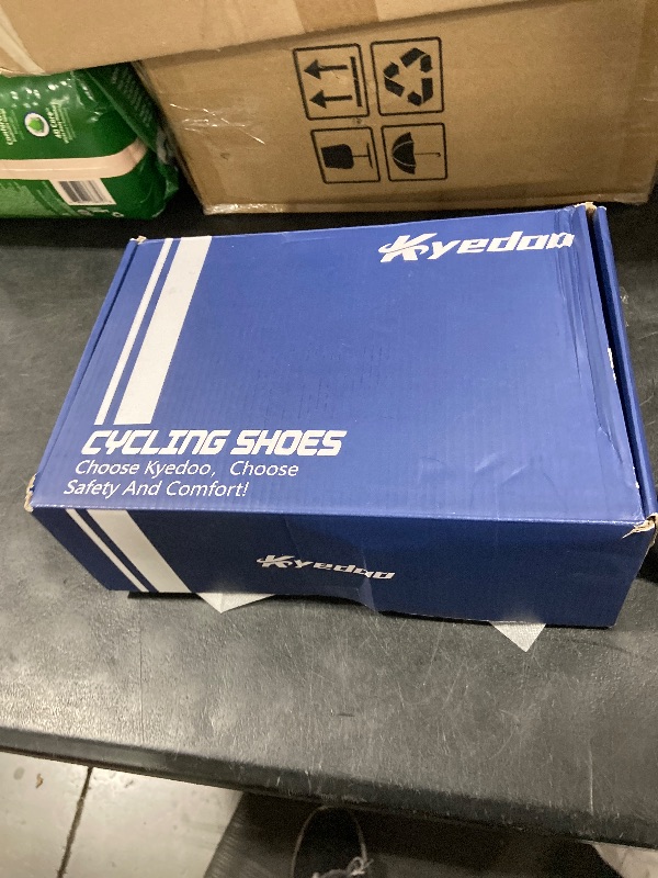 Photo 1 of Mens Womens Cycling Shoes Compatible with Pelaton Bike Shoes Road Bike Riding Bicycle Pre-Installed with Delta Cleats Clip Indoor Outdoor Pedal Size 7 Black