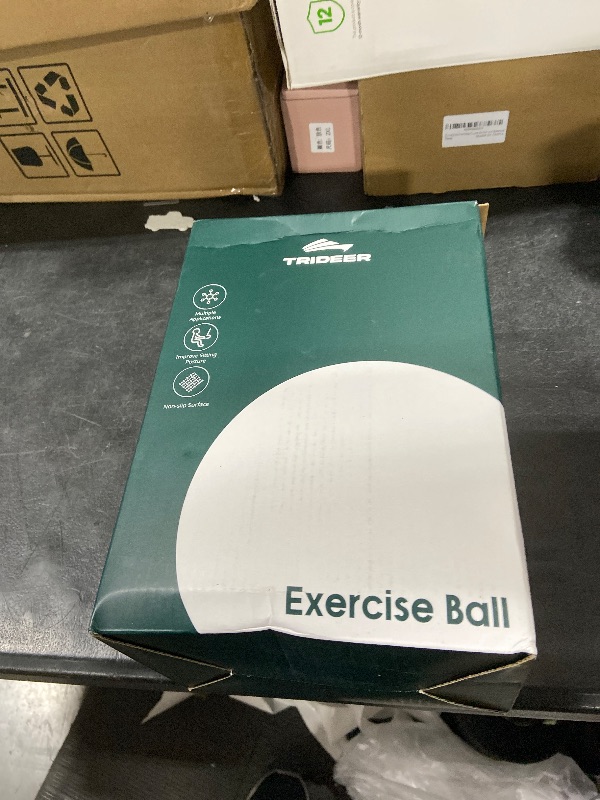 Photo 1 of Trideer Yoga Ball for Exercise, Pregnancy & Birthing, 5 Sizes Exercise Ball for Physical Therapy, Stability, Fitness, Quick Pump Included