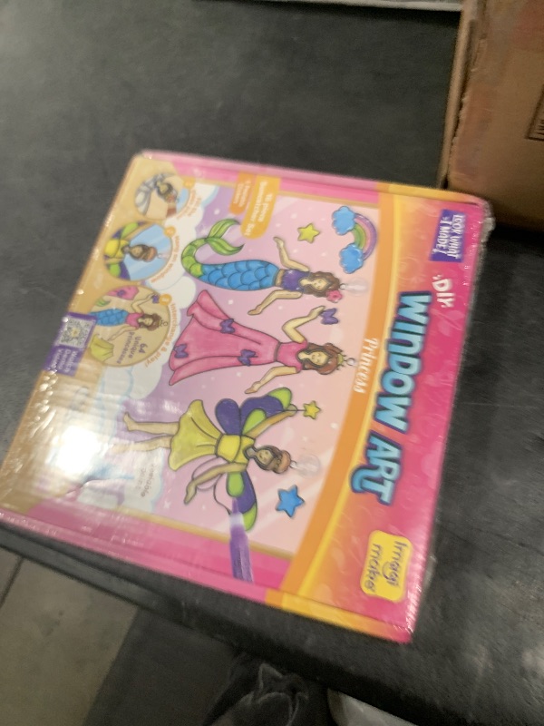 Photo 1 of Imagimake Window Art Princess | Suncatcher Kit | Arts and Crafts for Kids Ages 8-12 | Girls Toys Age 6-8 | Unicorn Gifts for Girls Age 6-8 | 5 Year Old Girl Gift | 8 Year Old Girl Birthday Gift
