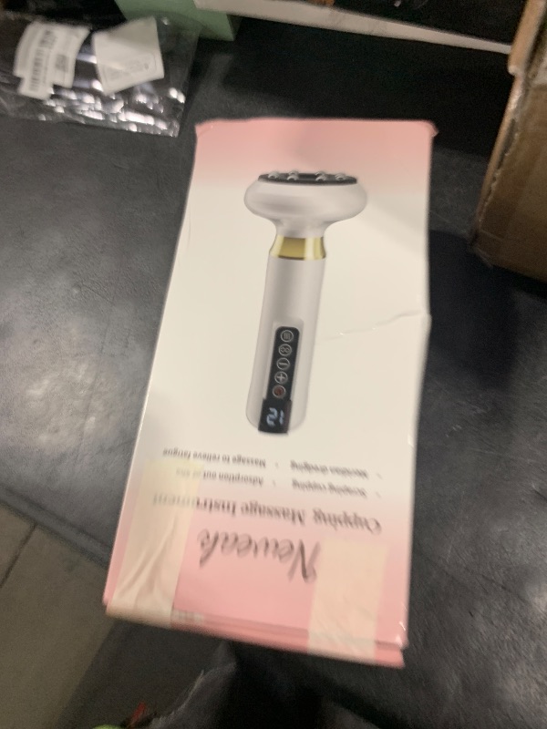 Photo 1 of Electric Handheld Cellulite Massager with 12 Suction Modes, Cellulite Remover Tool for Legs, Belly, Thighs, Arms, Butt- Birthday, Christmas, Mothers Day, Valentines Day Gifts for Women (Pearl White)