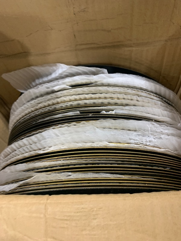 Photo 1 of Tanlade 100 Pcs Charger Plates Bulk with Napkin Rings Set Include 50 Plastic Beaded Plate Chargers 50 Napkin Rings 13'' Round Dinner Plate Chargers Set for Table Setting Wedding Party(Gold)