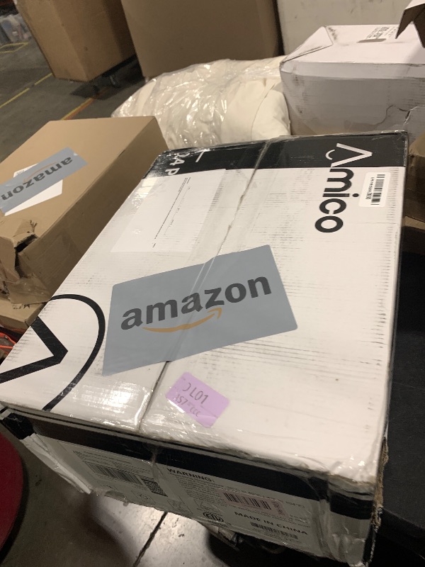 Photo 1 of Amico 24 Pack 5/6 inch 5CCT LED Recessed Lighting, Dimmable, 12.5W=100W, 950LM, 2700K/3000K/4000K/5000K/6000K Selectable, Retrofit Can Lights with Baffle Trim, IC Rated - ETL & FCC, White