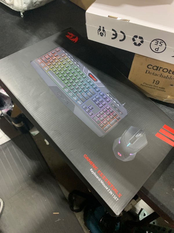 Photo 1 of Redragon S101 Gaming Keyboard, M601 Mouse, RGB Backlit Gaming Keyboard, Programmable Backlit Mouse, Value Combo Set [New Version]