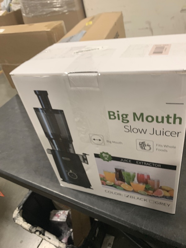 Photo 1 of ECOSELF Juicer Machines with Wide Mouth & Large Feed Chute, Professional Cold Press Juicer For Whole Fruits & Vegetables, Self Feeding for Juice Extractor Machine, Easy to Clean, High Juice Yield